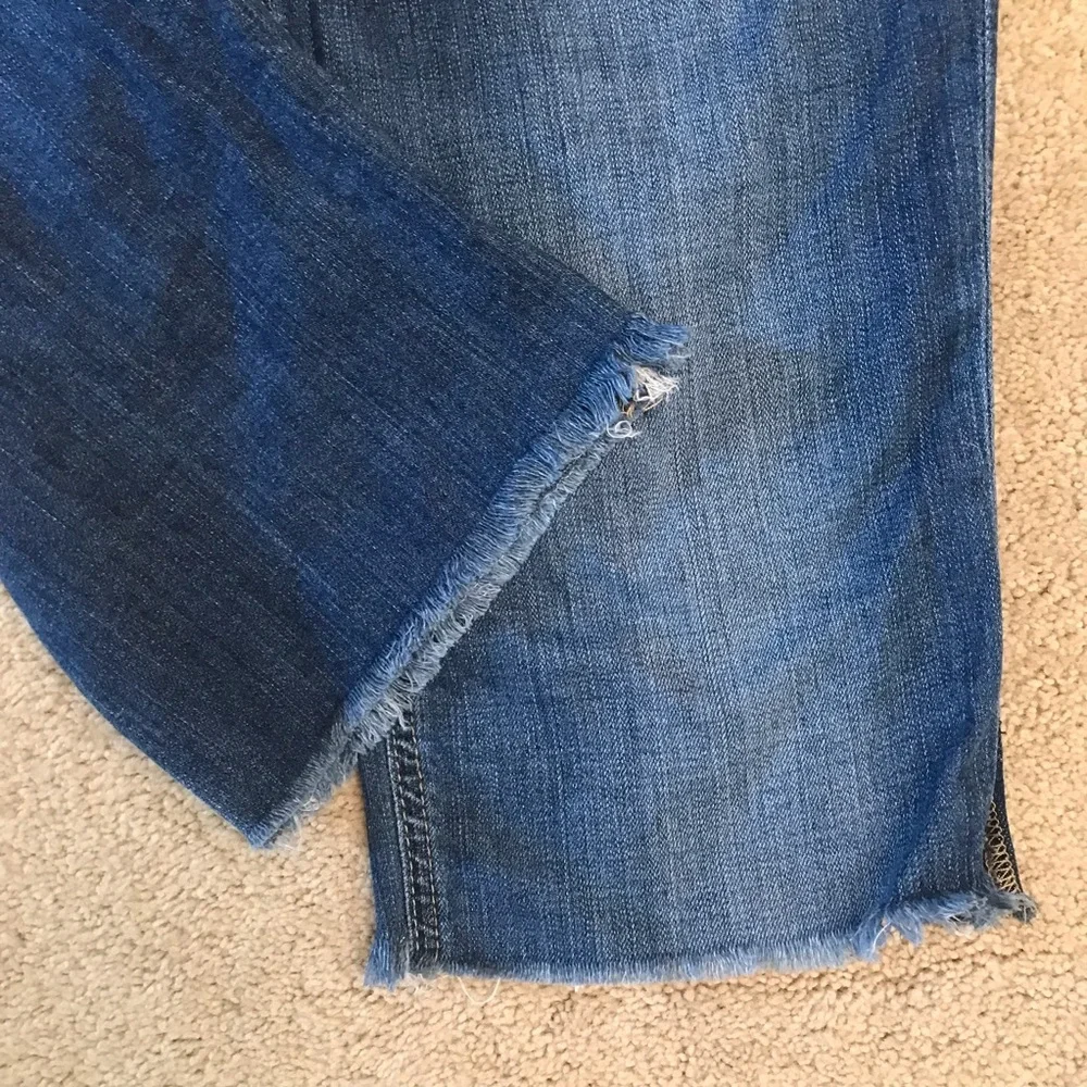 Joes Altered Denim Blue Jean Long Shorts Size 4 Waist 27 The Honey y2k Festival